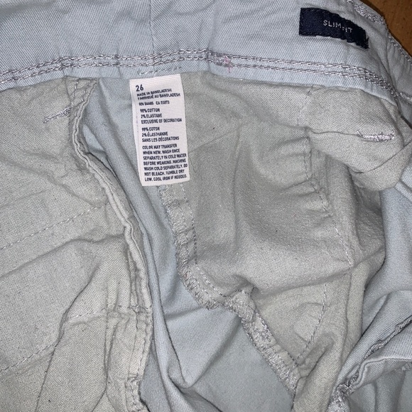 American Eagle Men’s Slim Fit Grey Shorts Size 26 - Picture 6 of 7
